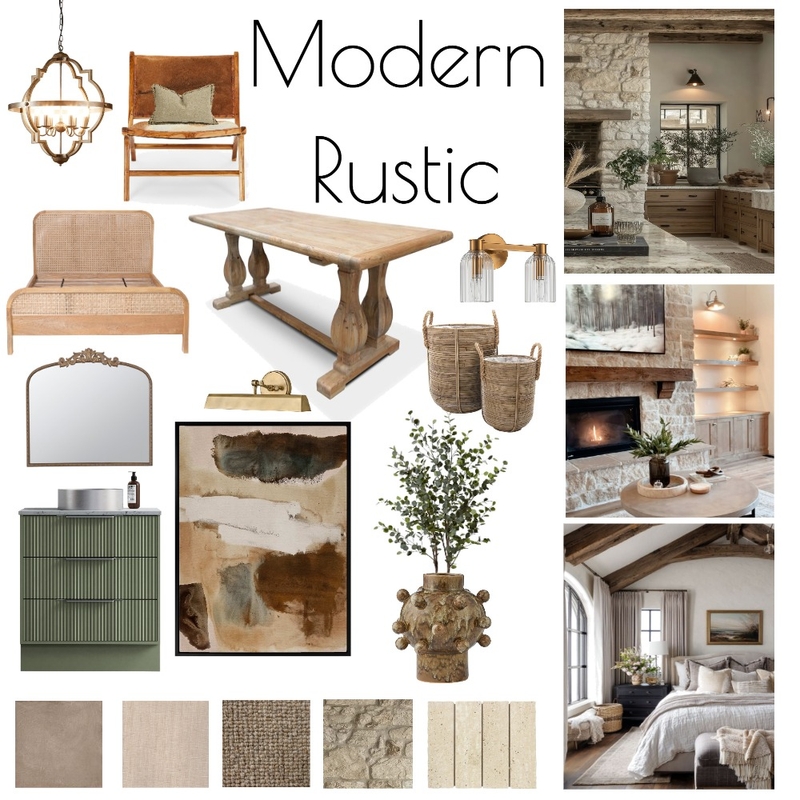 Modern Rustic Moodboard Mood Board by Richtwinsmama on Style Sourcebook