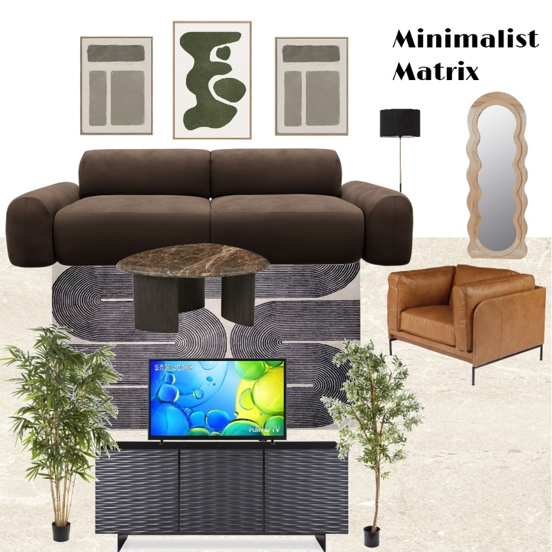 Man Cave Living Mood Board by Tatiana Badibake on Style Sourcebook