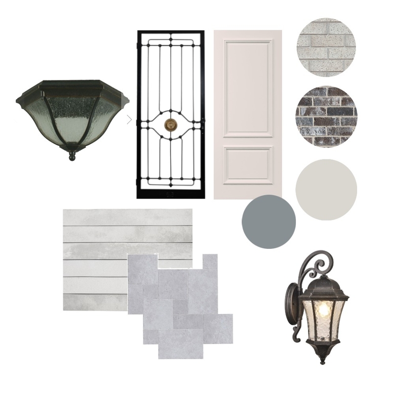 Carmelle 25 Impressions Facade Porch Mood Board by LizHL on Style Sourcebook