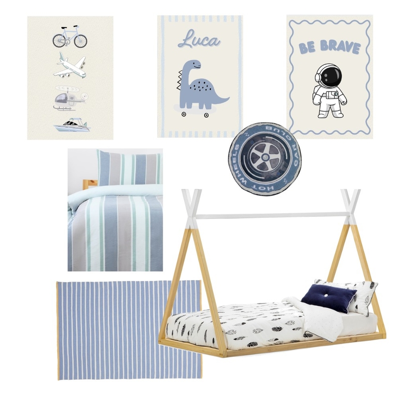 Luca's Room Mood Board by amelia_drew@hotmail.com on Style Sourcebook