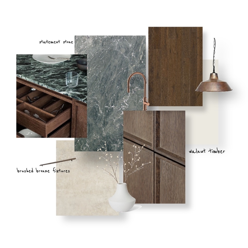green walnut kitchen Mood Board by tahliadiberardino on Style Sourcebook
