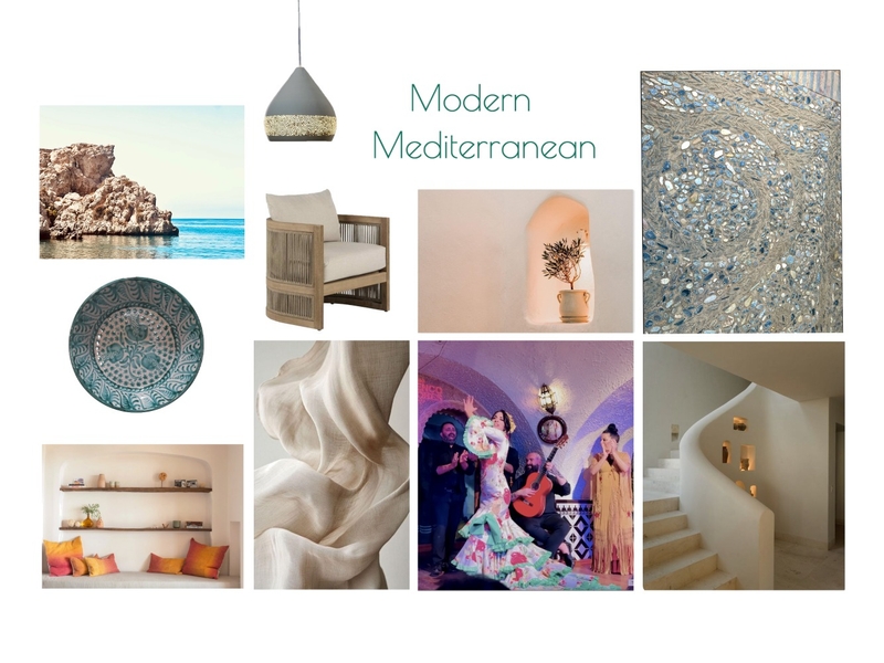 Modern Mediterranean Mood Board by IRIS on Style Sourcebook