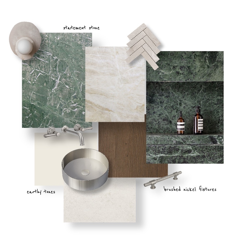green bathroom 2 Mood Board by tahliadiberardino on Style Sourcebook