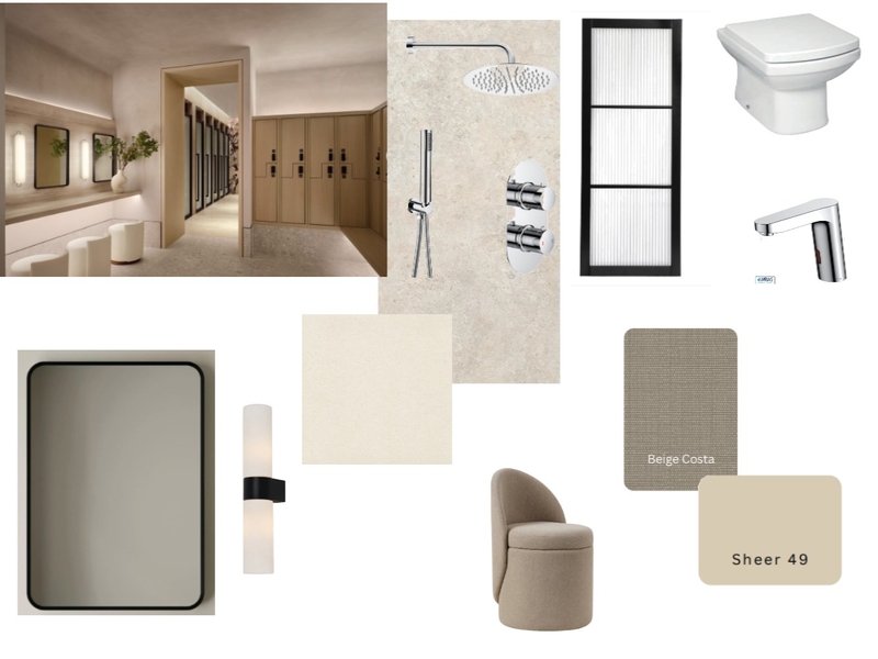 RGC Lower Floor Womens Toilets/Showers Modern Mood Board by HelenOg73 on Style Sourcebook