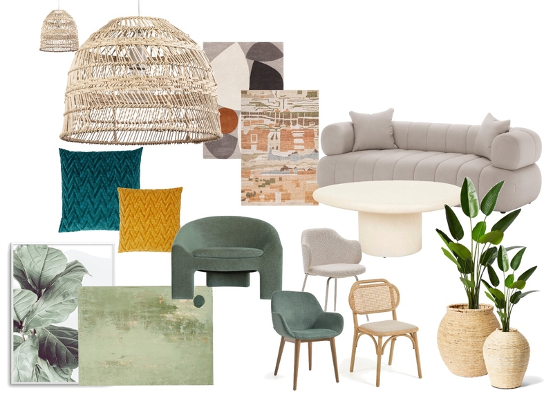 Concept 2 “Artful Habitat" Mood Board by Katia.angeles on Style Sourcebook
