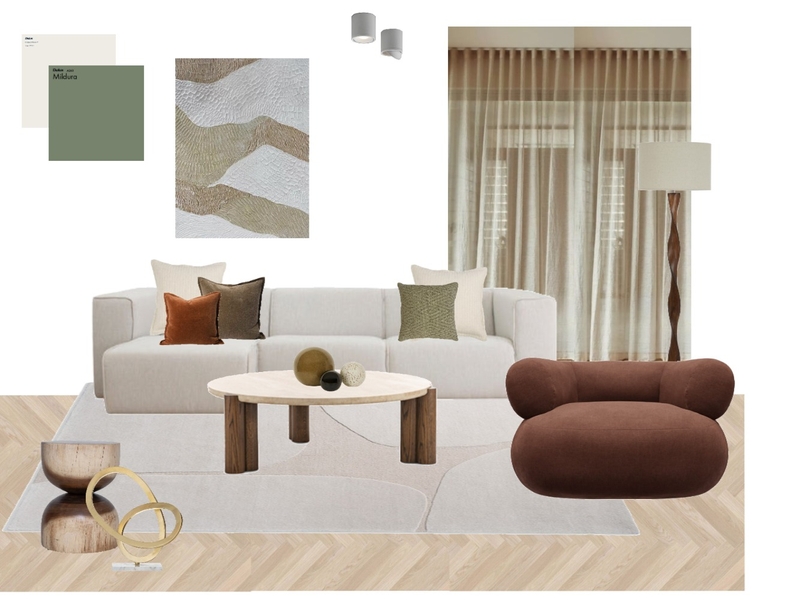 Module 9 - Living Room Mood Board by AugustoR on Style Sourcebook