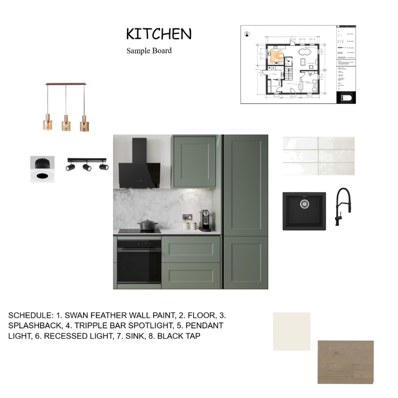 SAMPLE BOARD KITCHEN Mood Board by LG STYLED INTERIORS on Style Sourcebook
