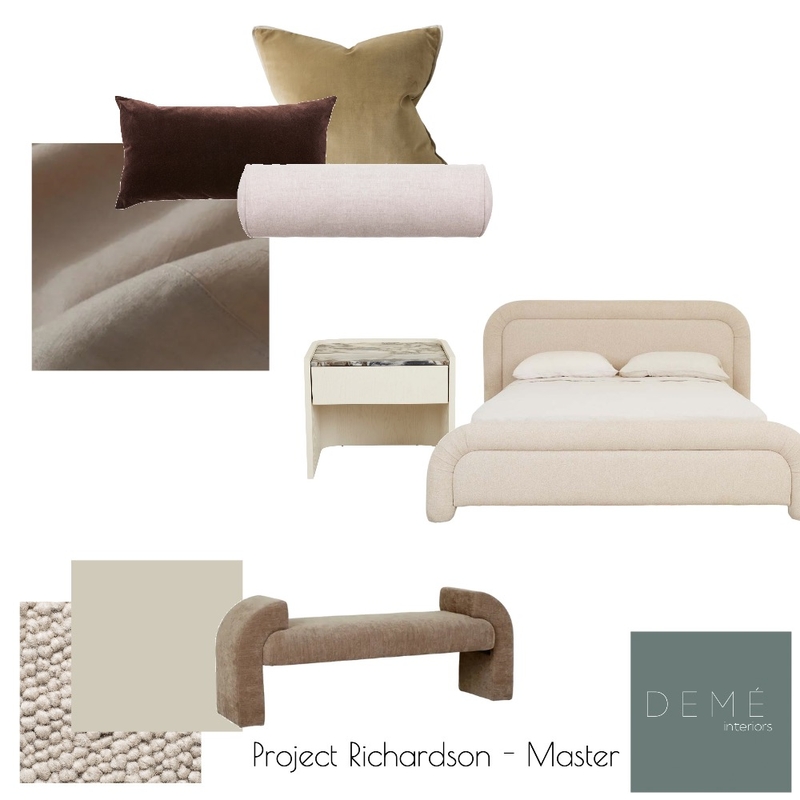 Project Richardson - Master Mood Board by Demé Interiors on Style Sourcebook
