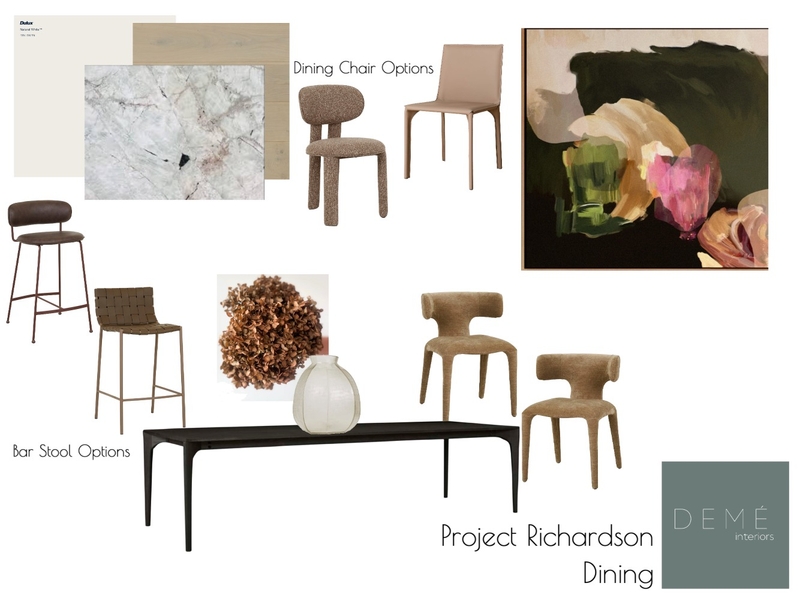 Project Richardson - Dining Mood Board by Demé Interiors on Style Sourcebook