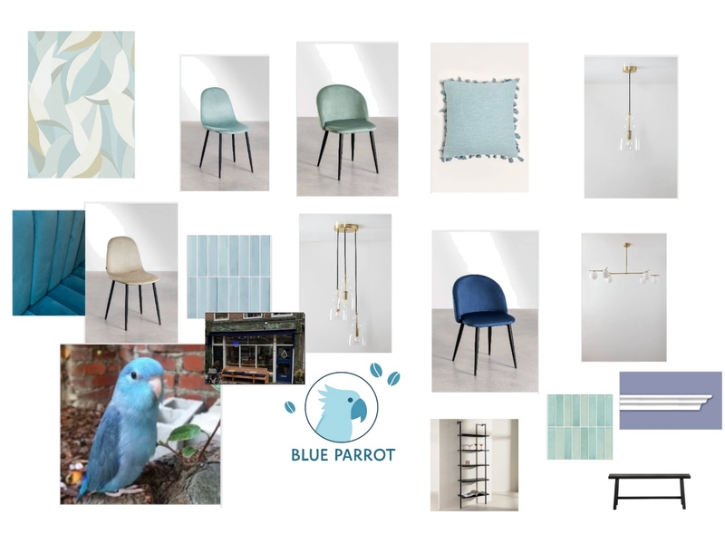 Blue Parrot Mood Board by AngieCD on Style Sourcebook