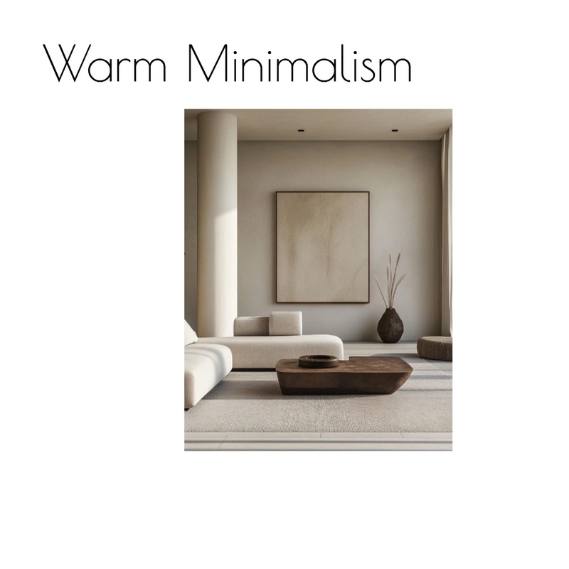 Warm Minimalism Mood Board by Ladybird on Style Sourcebook