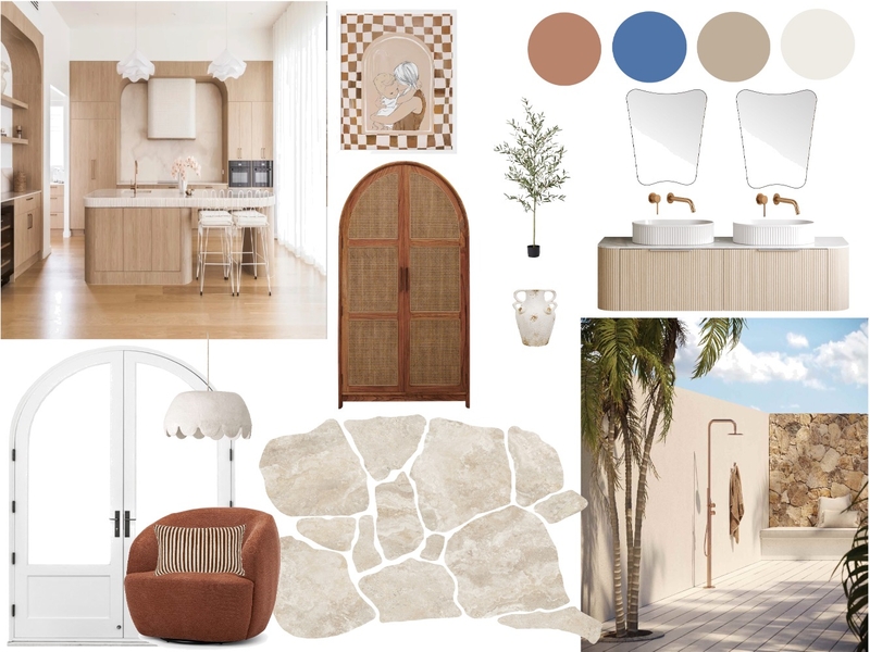 Mediterranean Mood Board by by Jenelle Suarez on Style Sourcebook