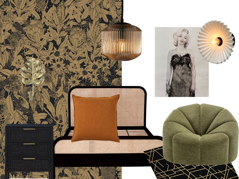 Slick handsome bedroom Mood Board by Luxford on Style Sourcebook