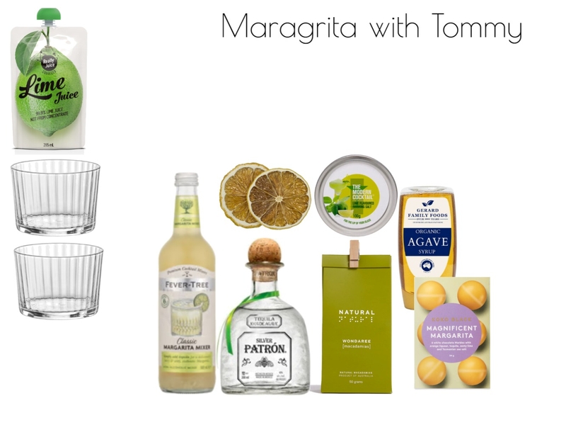 tommy margarita cocktail kit Interior Design Mood Board by Sonya Ditto
