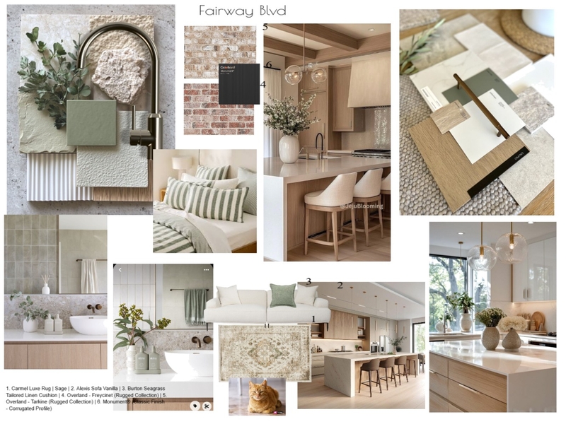 Fairway Blvd Mood Board by TMR on Style Sourcebook