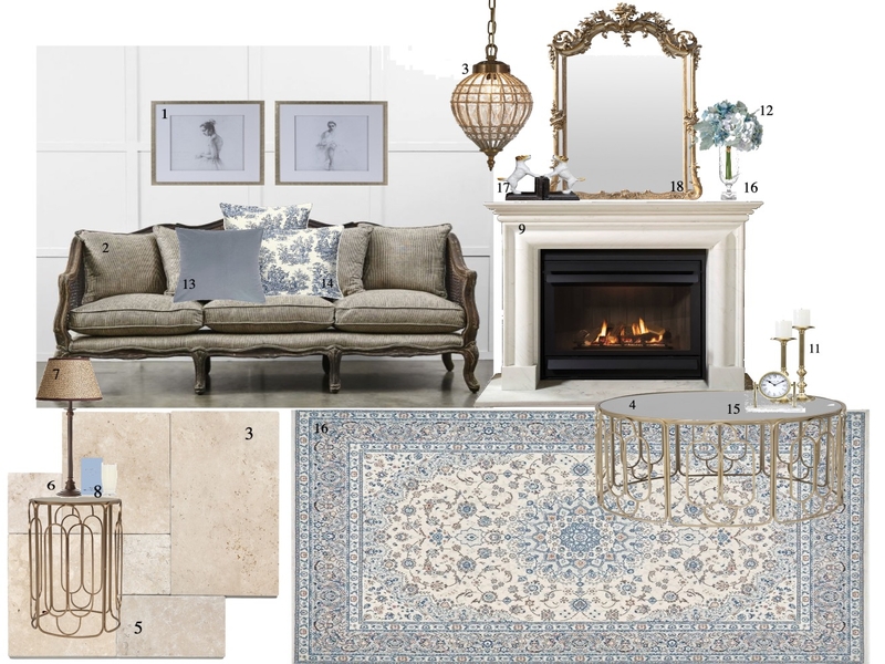 French Provincial Mood Board by by Jenelle Suarez on Style Sourcebook