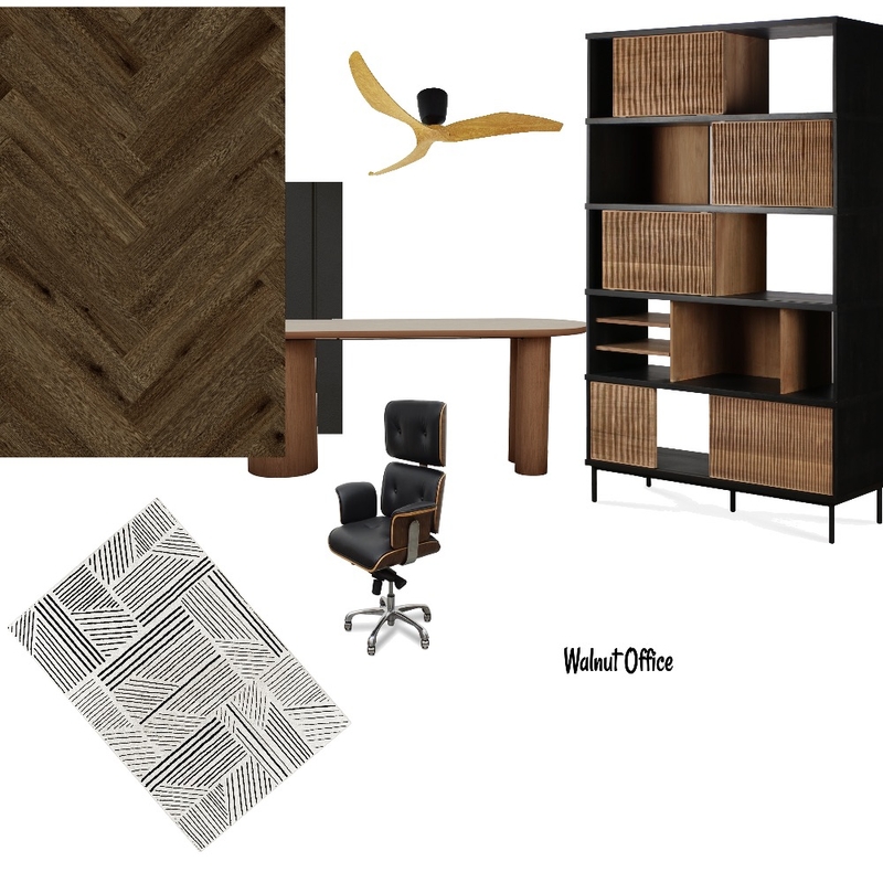 Walnut Office Mood Board by ThirdPyramidDesigns on Style Sourcebook