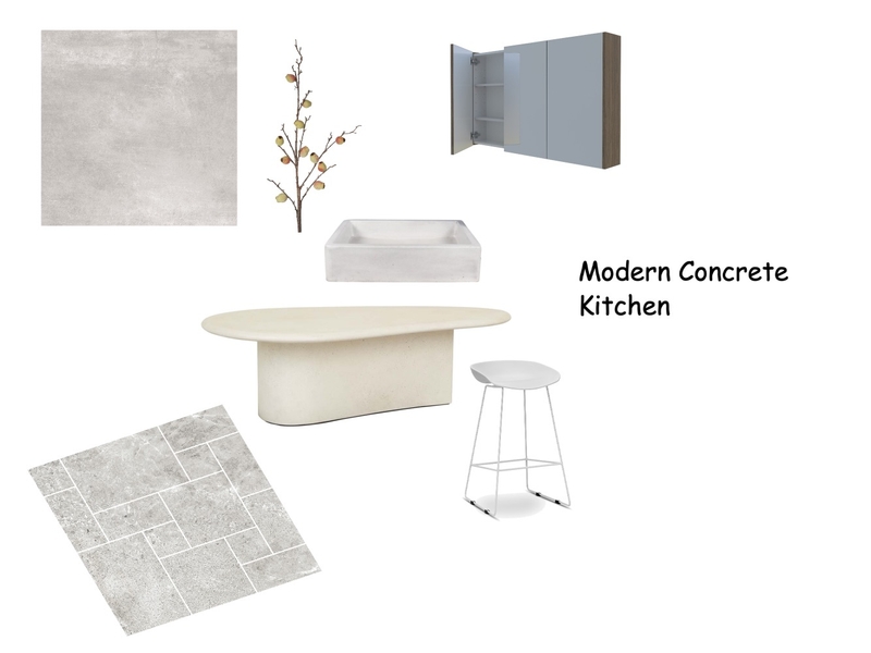 Modern Concrete Kitchen Mood Board by ThirdPyramidDesigns on Style Sourcebook