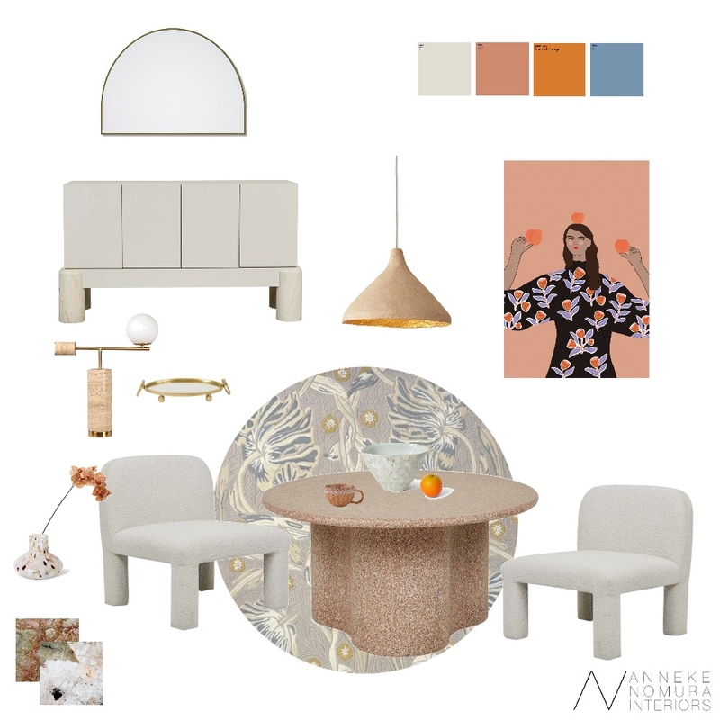 Italian contemporary Dining Room-2 Mood Board by Anneke Nomura on Style Sourcebook