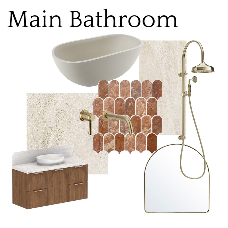 Main Bathroom Mood Board by maddierossiter on Style Sourcebook