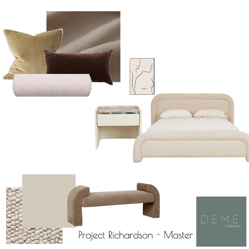 Project Richardson - Master Mood Board by Demé Interiors on Style Sourcebook