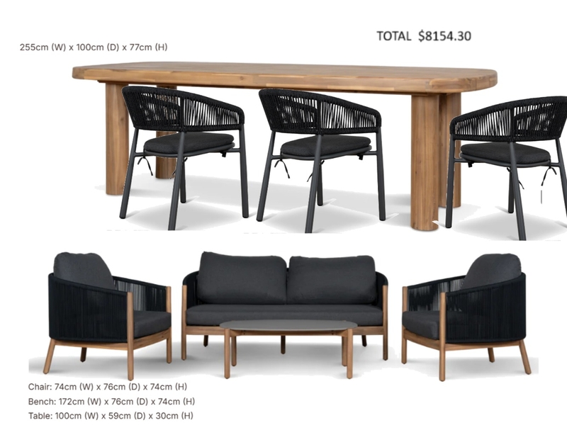 OUTDOOR DARK SELECTION Mood Board by instyleinteriorco on Style Sourcebook