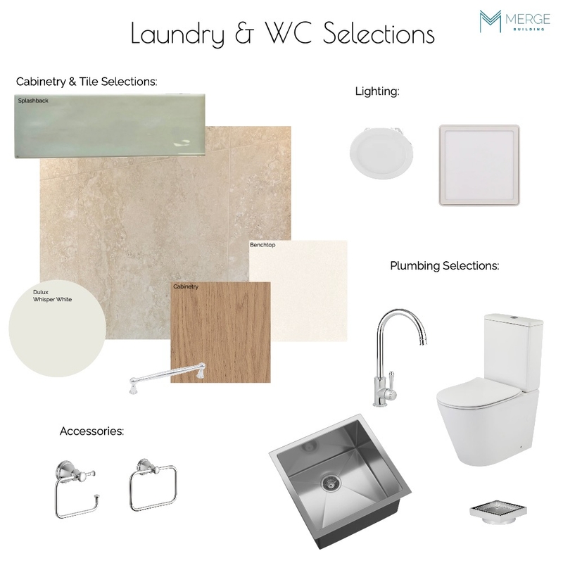 FRENCH - Laundry & WC Selections Mood Board by Merge Building on Style Sourcebook