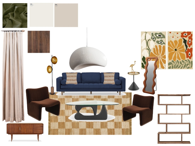 Mid century Modern Mood Board by HannahLBullen on Style Sourcebook