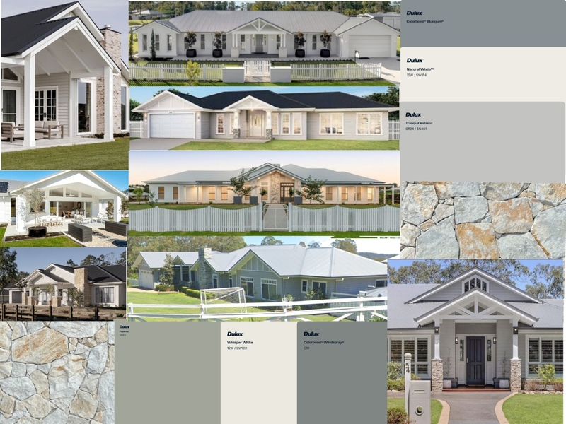 Hamptons Exterior Mood Board by kathok on Style Sourcebook