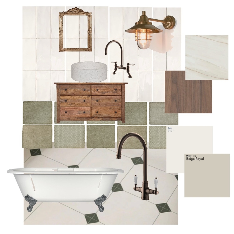 Paddington Terrace Victorian Bathroom Mood Board by Dune Drifter Interiors on Style Sourcebook