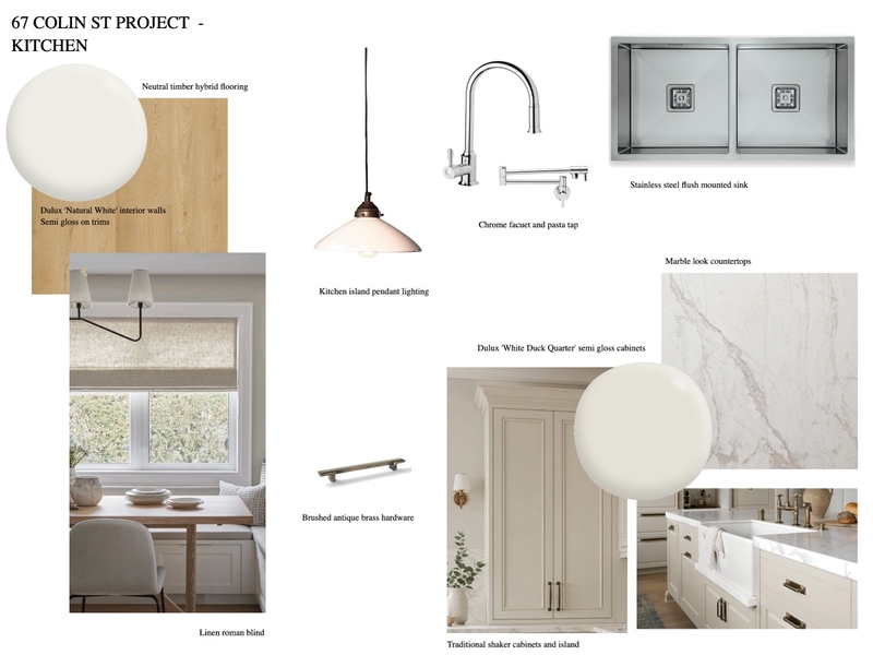 67 Colin St Project - Kitchen R2 Mood Board by nicoleb22 on Style Sourcebook