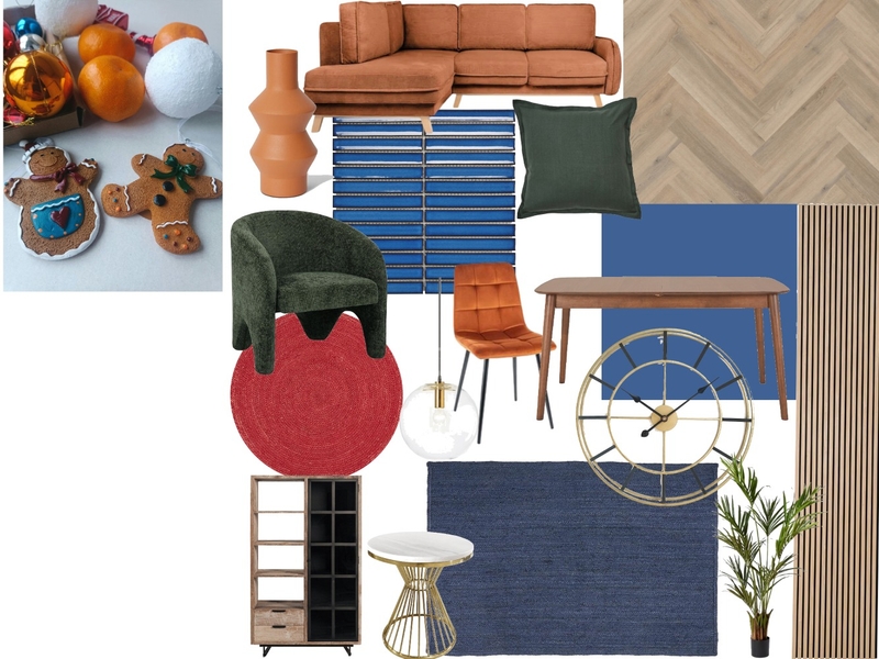 narancs kék Mood Board by Vanda on Style Sourcebook