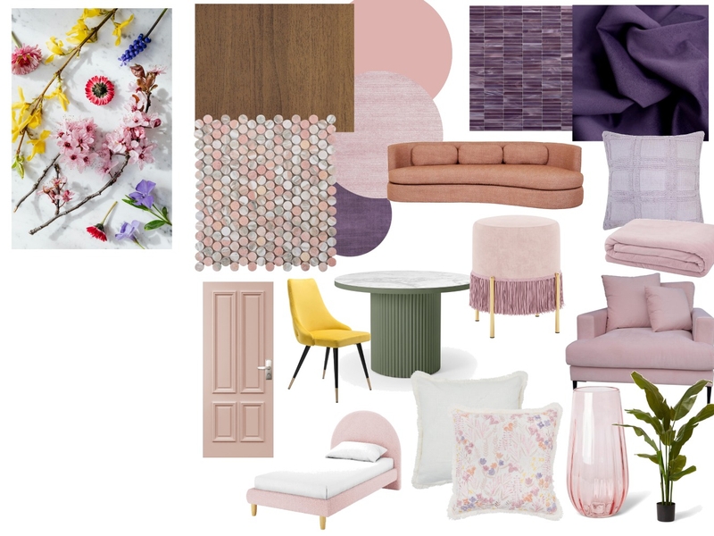 rózsaszin Mood Board by Vanda on Style Sourcebook