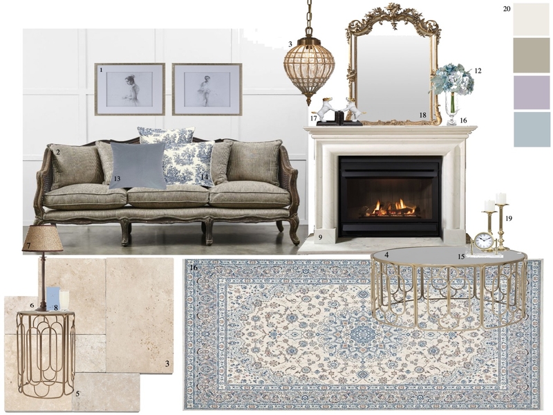 French Provincial Mood Board by by Jenelle Suarez on Style Sourcebook