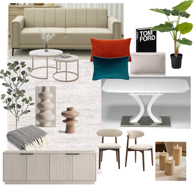 21 Young Street 2 bed living room wood Mood Board by Lovenana on Style Sourcebook