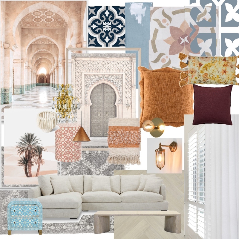 Moroccan Coastal Lifestyle Mood Board by Stephanie Christel on Style Sourcebook