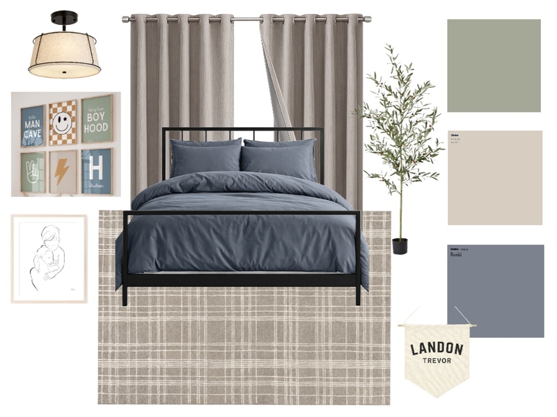 Landon's Room Inspiration Mood Board by hmiller16 on Style Sourcebook