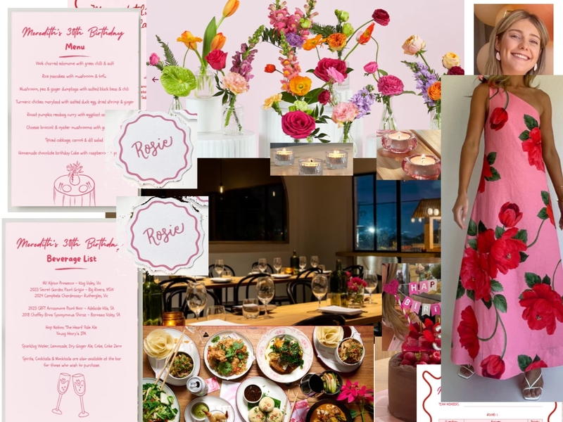 30th  Birthday Vibe Mood Board by meredithkselman@gmail.com on Style Sourcebook