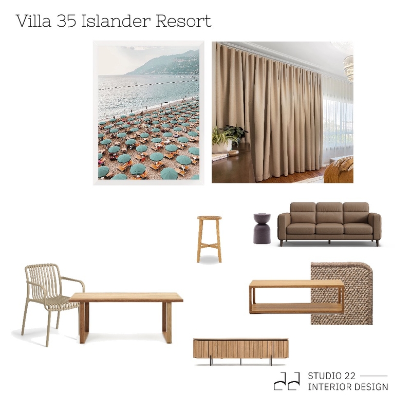 Villa 35 Islander Resort Mood Board by Studio 22 Interior Design on Style Sourcebook