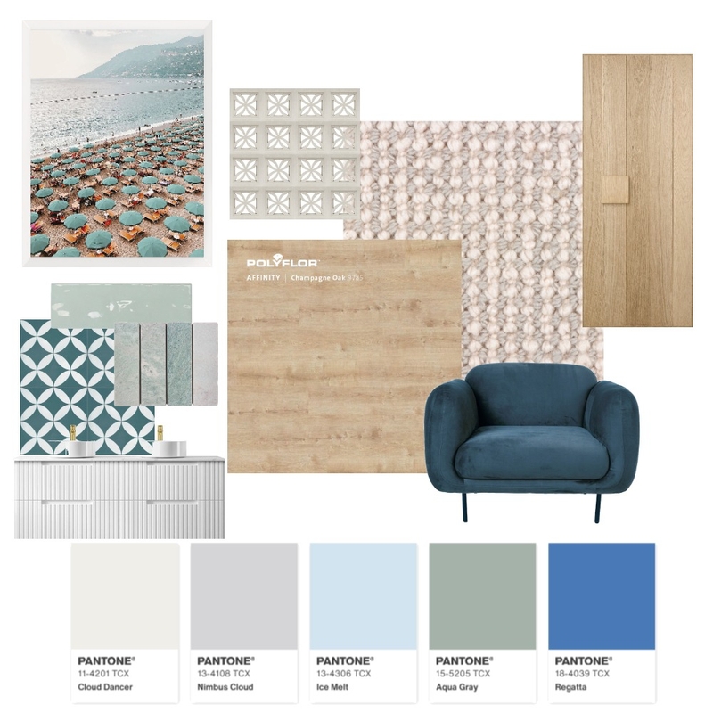 pantone cool serenity Mood Board by admin@australianfloorstyle.com.au on Style Sourcebook