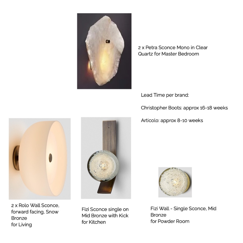 Caroline's Lights Mood Board by Lets See Design on Style Sourcebook