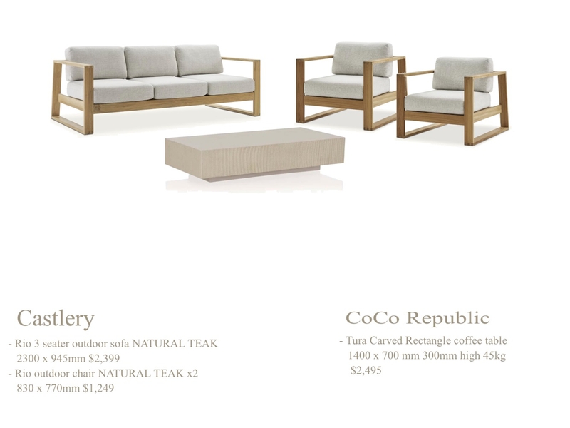 Balcony possible furniture Mood Board by Melissa on Style Sourcebook