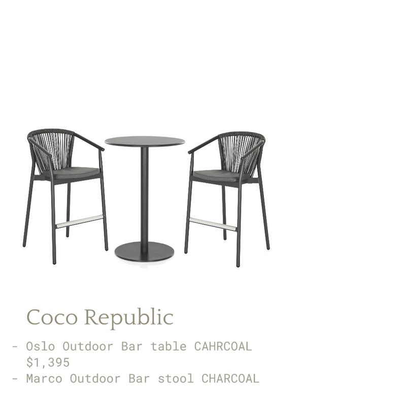 Balcony - furniture option Mood Board by Melissa on Style Sourcebook