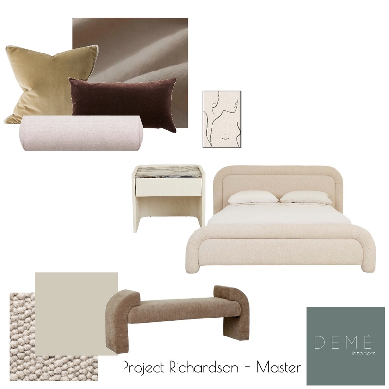 Project Richardson - Master Mood Board by Demé Interiors on Style Sourcebook