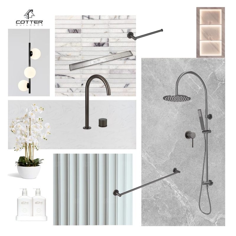 Opalia - Main Bathroom Mood Board by Cotter Builders on Style Sourcebook