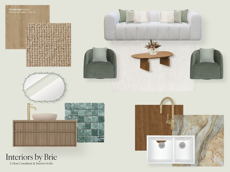 Lambs Ear Green Mood Board by Interiors by Brie on Style Sourcebook