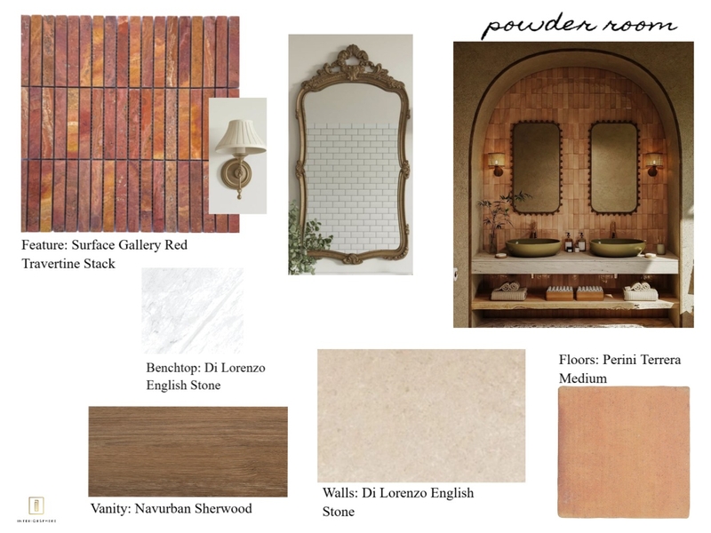 Maxlands Powder Room Mood Board by Interiorsphere on Style Sourcebook