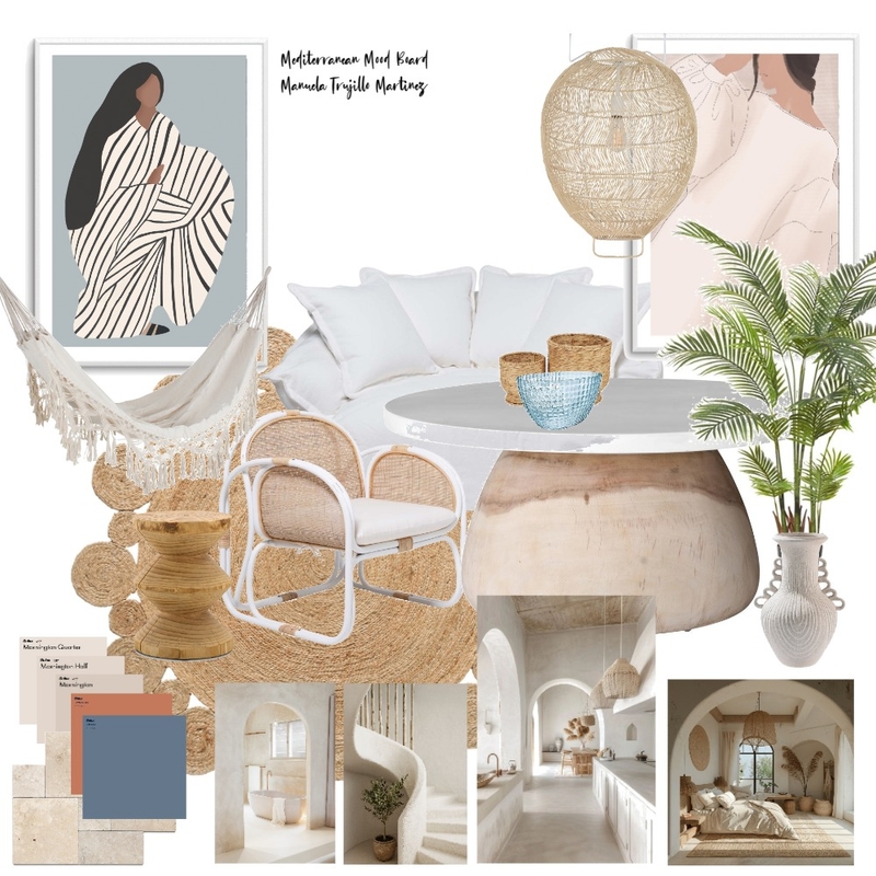 Mediterranean Mood Board by Tru&Mar on Style Sourcebook