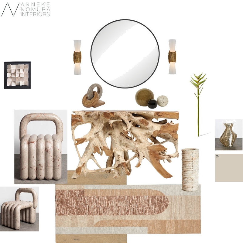 Beach Drift Wood Foyer Mood Board by ANNEKE NOMURA INTERIORS on Style Sourcebook