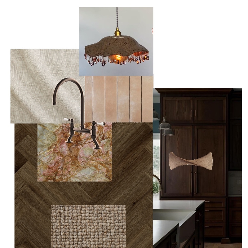 Pink & Brown natural kitchen Mood Board by Megsrosey on Style Sourcebook